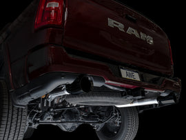 AWE Tuning 25+ RAM 1500 3.0TT 0FG Cat-Back Touring Exhaust - Diamond Black Tips
