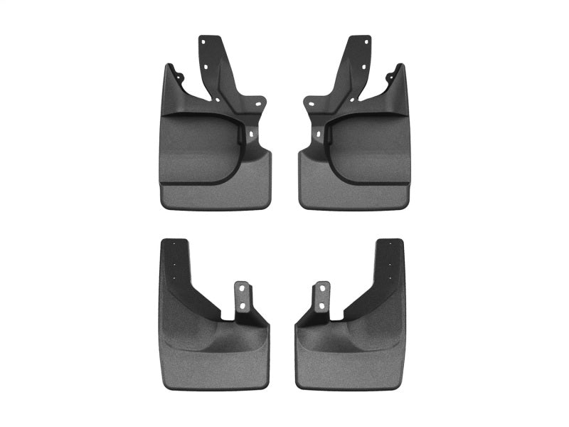 WeatherTech 21-25 Ford Bronco Front & Rear Mudflaps - Black