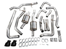 Load image into Gallery viewer, AWE Tuning 2025+ RAM 1500 RHO 3.0 I6 TT 0FG Dual Rear Exit Cat-Back Exhaust - Diamond Black Tips