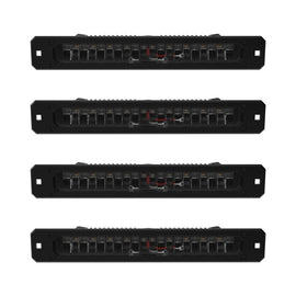 KC HiLiTES Platform One Profile 10in. SideCast Flush Mount Lights (Does Not Include Rack)