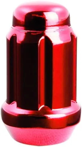 Gorilla Small Diameter Spline Duplex Lug Nut - 14mm X 1.50 Thread Size / 2"In / 23mm Hex  - Red Painted Finish