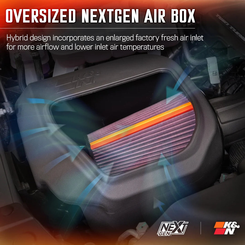 K&N 2025 RAM 1500 / RHO TT F/L L6-3.0L GEN 3 Performance Intake System NextGen