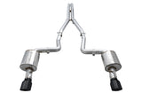 AWE Tuning 2015+ Dodge Charger 6.4L/6.2L Non-Resonated Touring Edition Exhaust - Diamond Blk Tips