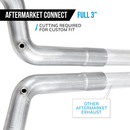 Stainless Works 15-25 Mustang GT Lead Pipe Kit - Aftermarket Connect
