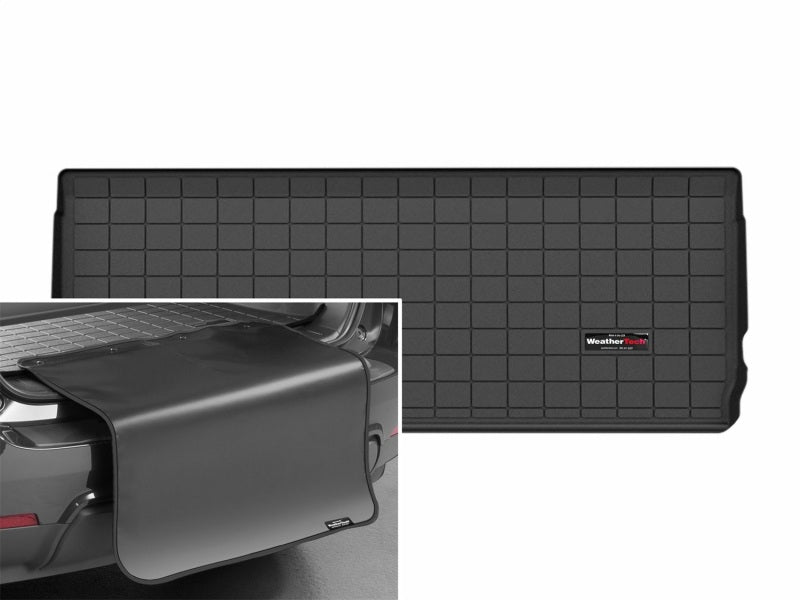 WeatherTech 25-26 Ford Expedition Behind 3rd Row Cargo Liner w/Bumper Protector - Black