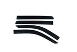 Husky Liners 99-16 Ford F-250/350/450/550 SuperCrew Ventvisor Low Profile 4pc - Matte Black