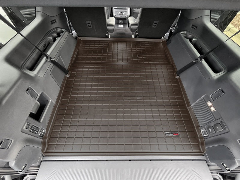 WeatherTech 25-26 Ford Expedition Max Trunk Cargo Liners - Cocoa