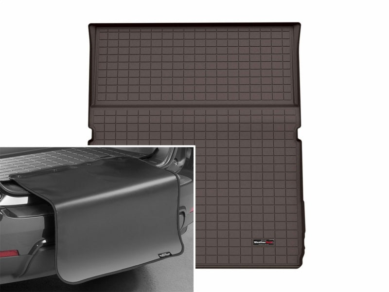 WeatherTech 25-26 Ford Expedition Max Trunk Cargo Liner w/Bumper Protector 2pc - Cocoa