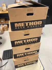 OPEN BOX (USED) - (4) Method Race Wheels Standard 17x8.5 316 Matte Black (6x139.7 (6x5.5) BS 4.75 - (4 Wheels)
