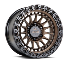 Load image into Gallery viewer, Lock Off- Road Mojave - 17X8.5 ET 25 Offset / 6X139.7 BP / 95.1 CB / Matte Bronze With Black Simulated Beadlock Ring