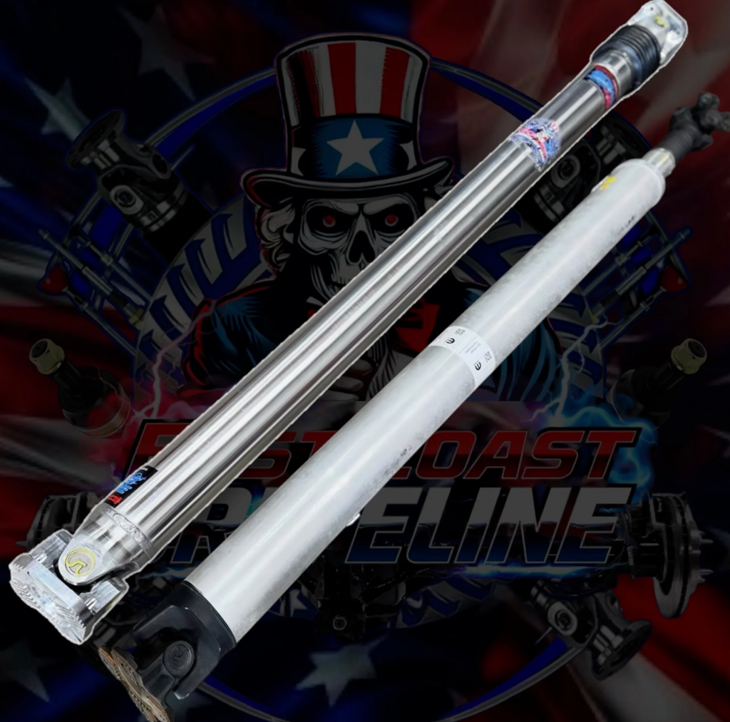East Coast Drivelines / 4 INCH / 2021-2024 Ram 1500 TRX 6.2L S/C HD 4x.125" Aluminum Driveshaft With Aluminum Flanges and 1480 Joints