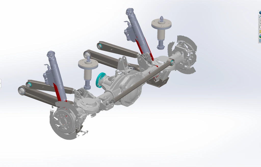 OPEN BOX - Foutz 2021 RAM TRX REAR BUMP STOP KIT WITH HYDRAULIC BUMP STOPS