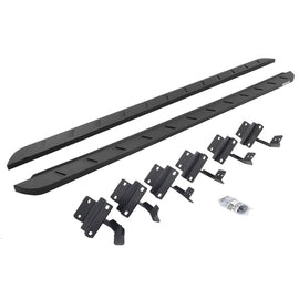 Go Rhino 15-22 Ford F-150 (17-22 Raptor) SC RB10 Slim Running Boards Kit (w/Brackets) - Tex. Blk