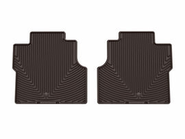 WeatherTech 25-26 Lincoln Navigator 2nd Row Rear All-Weather Floor Mats - Cocoa