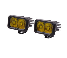 Load image into Gallery viewer, Diode Dynamics Stage Series 2 In LED Pod Sport - Yellow Driving Standard ABL (Pair)