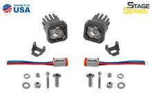 Load image into Gallery viewer, Diode Dynamics SSC1 White Sport Standard LED Pod (pair) - Flood - Wide / Amber Backlight