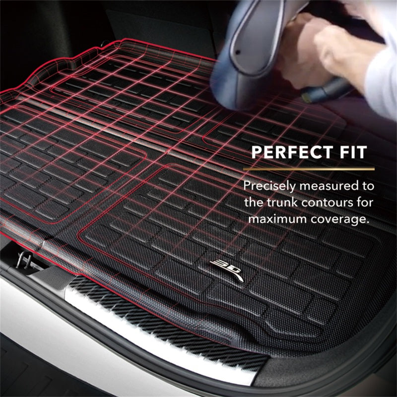 3D MAXpider 19-26 Toyota RAV4 / Hybrid KAGU Foldable Cargo Liner - Black