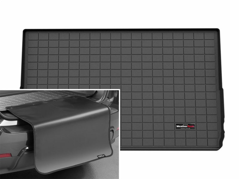 WeatherTech 25-26 Ford Expedition Max Trunk Cargo Liner w/Bumper Protector 2pc - Black