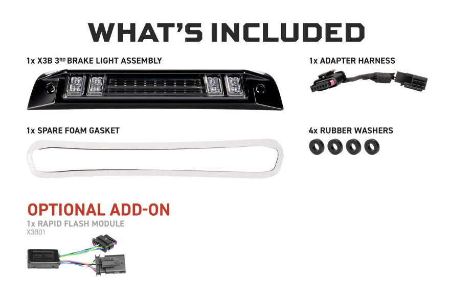 Morimoto 2019+ Ram 1500 X3B LED Third Brake Light
