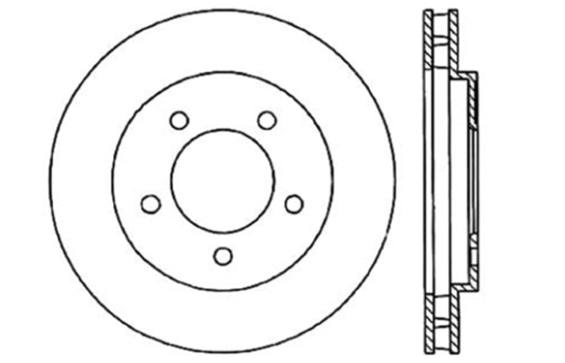 StopTech Slotted & Drilled Sport Brake Rotor