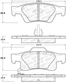 StopTech Street Brake Pads - Rear