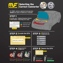Load image into Gallery viewer, MagnaFlow Universal Catalytic Converter 2.5inch OBDII Rear