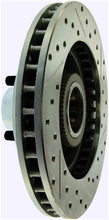 Load image into Gallery viewer, StopTech Select Sport 92-00 GMC Suburban (11in Rear Drum) Slotted and Drilled Right Front Rotor