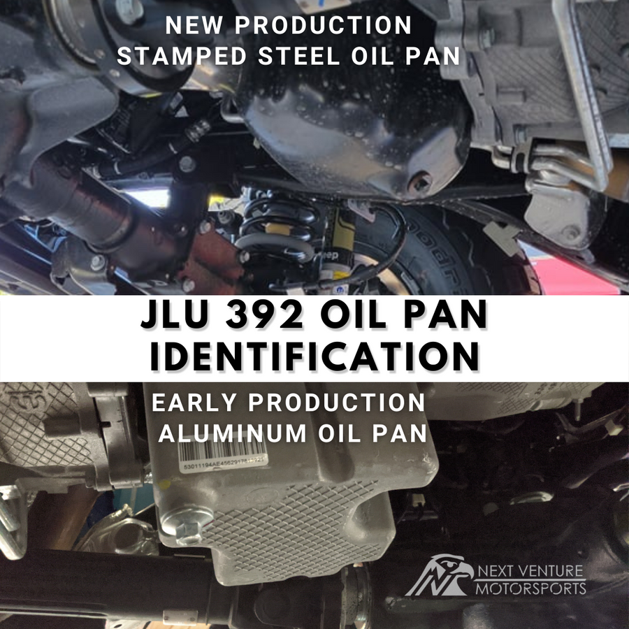 NEXT VENTURE MOTORSPORTS JLU ALUMINUM BELLY SKIDS - 392 HEMI CAST BARE