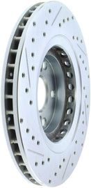 StopTech Select Sport 08-19 Toyota Highlander Sport Drilled / Slotted Front Left Brake Rotor