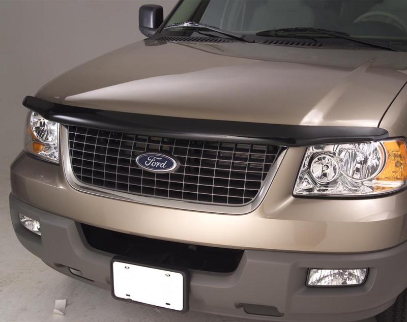 AVS 08-10 Ford F-250 Hoodflector Low Profile Hood Shield - Smoke