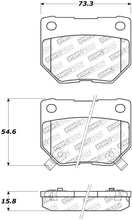 Load image into Gallery viewer, StopTech Street Touring 06-07 Subaru Impreza WRX (Exc STi) Rear Brake Pads