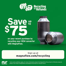 Load image into Gallery viewer, MagnaFlow Universal Catalytic Converter 2.5 inch T2 Rear