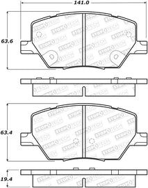 StopTech Street Brake Pads - Rear