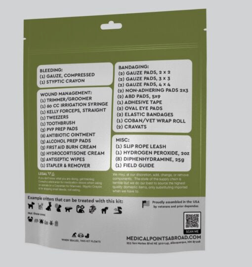 MEDICAL POINTS ABROAD Critter First Aid Kit "El Grande"